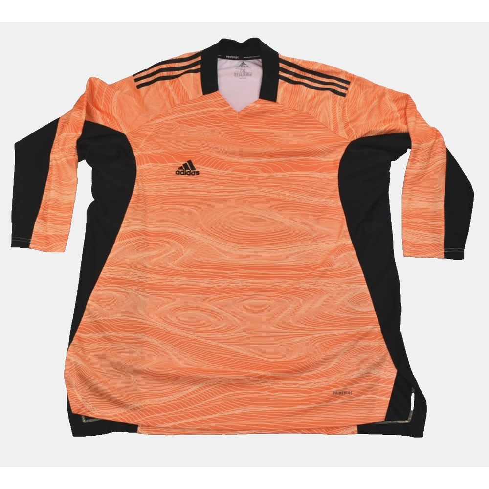 Adidas Condivo 21 Women's Size 2XL Acid Orange Long Sleeve Goalkeeper Jersey